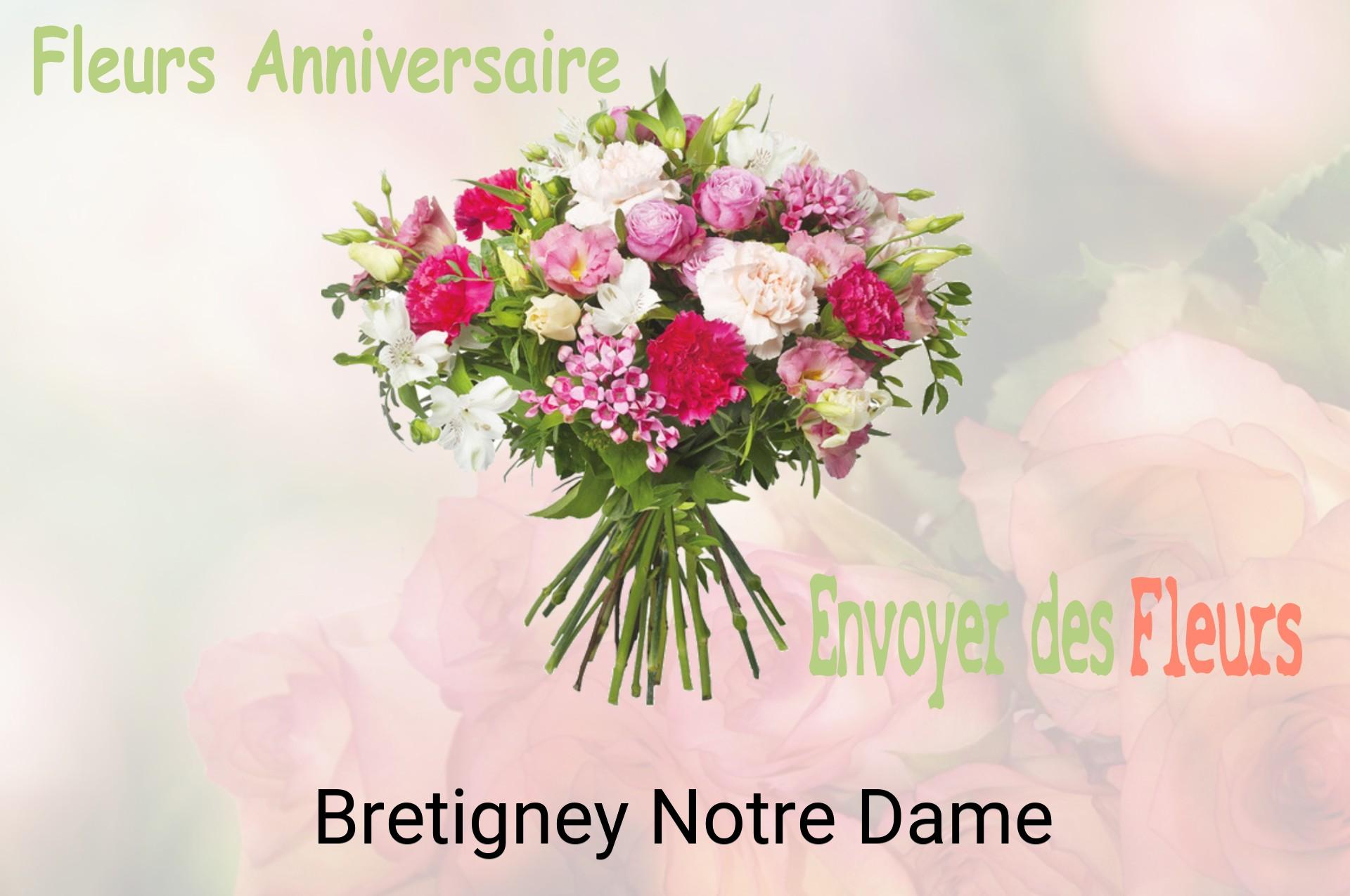 Bouquet de fleurs d’anniversaire livré à Bretigney-Notre-Dame